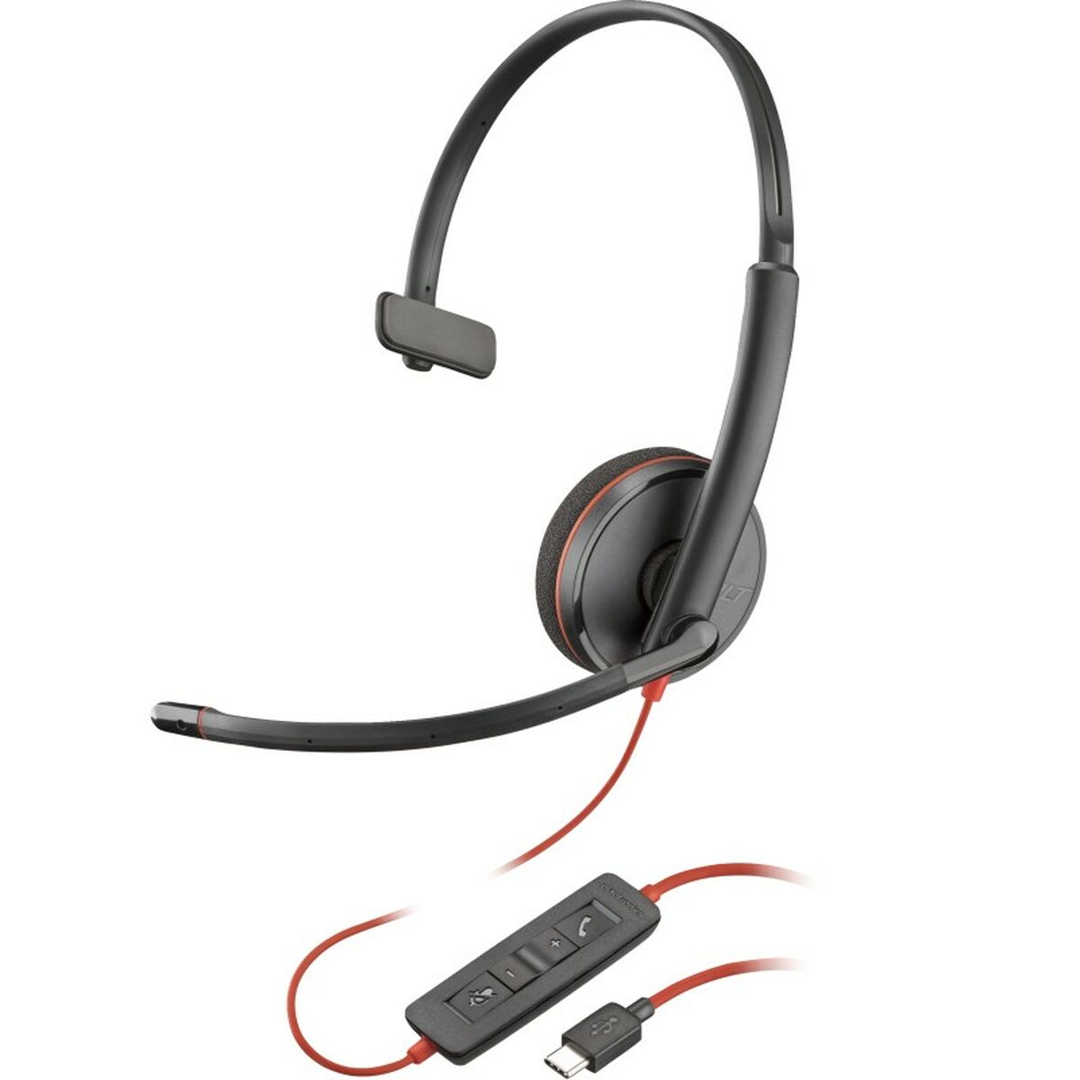 Auricolari con Microfono Poly 209744-201 Nero
